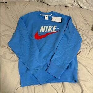 Blue Nike Crew Neck Men XS
